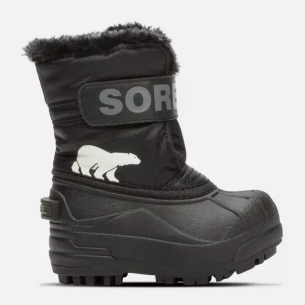 Sorel Toddler The Commander Black Winter Boots